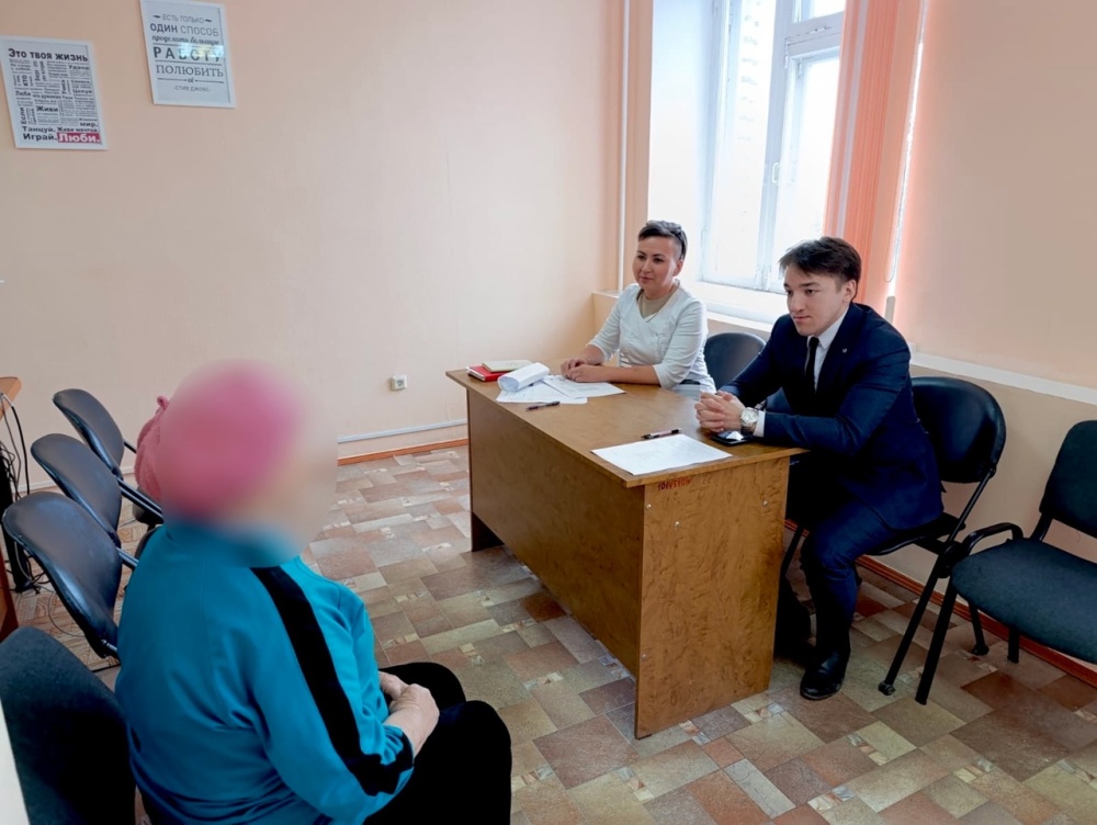 Совместный прием граждан с помощником прокурора Азнабаевым Русланом Ильгизовичем